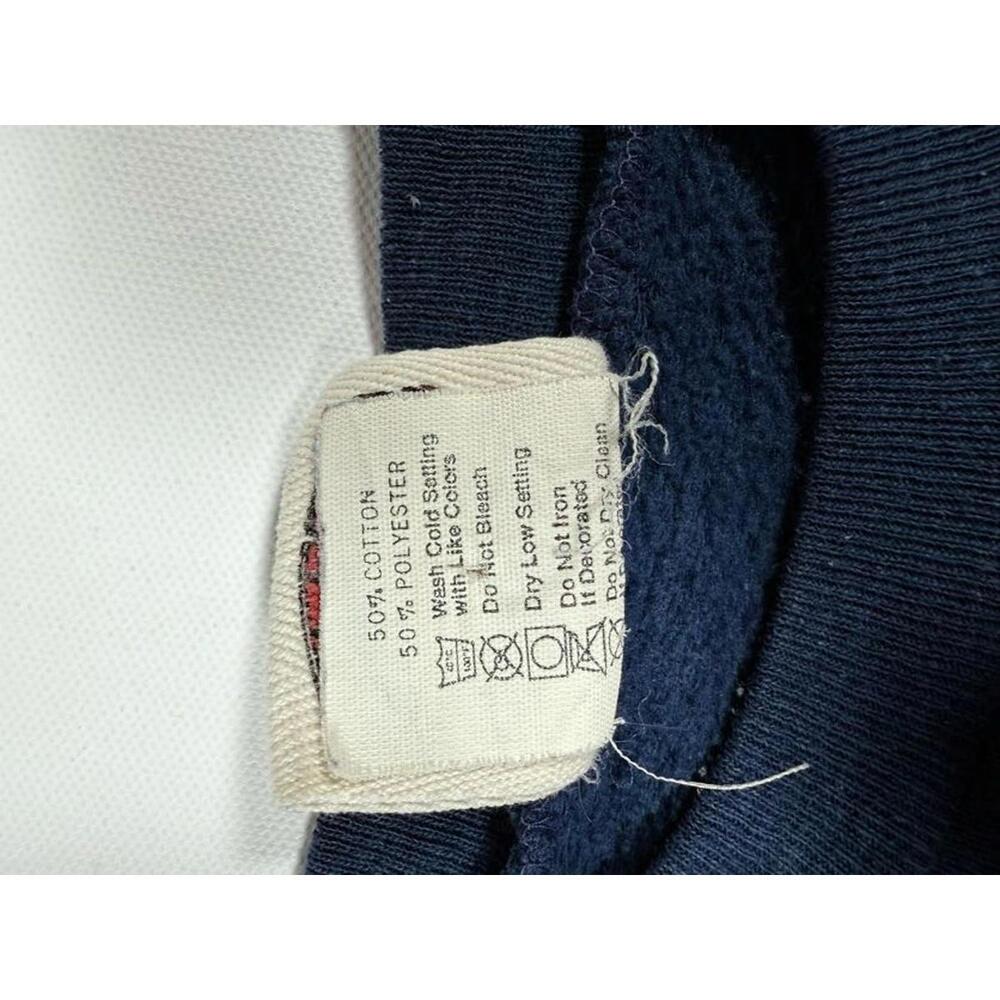 Nutmeg Mills Vintage UVA Sweatshirt Navy Blue Size Large - Picture 3 of 6